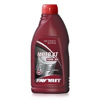 Масло для 4-х тактных двигателей 4-TAKT FAVORIT SAE 10W30 API SL MOTO 1л, арт. 51974