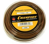Корд трим.CHAMPION Nylplus Square 2.4мм*74м (квадрат)+нож, арт. C5066