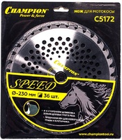 Нож с зубцами из твердого сплава Speed 36/230/25,4/1,3  Champion, арт. C5172