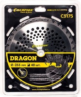 Нож с зубцами из твердого сплава Dragon 40/255/25,4/1,3 Champion, арт. C5175