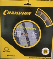 Диск алмазный CHAMPION асфальт L 350/25,4/10 Asphafight (асф. по бетону,свежий бетон,мягкие блоки), C1630