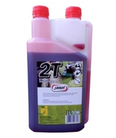 Масло моторное 2 тактное 1L / JASOL 2T STROKE OIL SEMISYNTHETIC RED, арт.2T10LRED