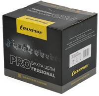 Бухта цепи CHAMPION PRO 3/8"-1,3-1640зв. (91R), арт. A050-R100RPRO  продольного